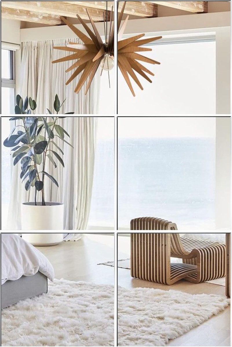 Decoratieve Spiegel Wandstickers, 2 mm Spiegels, Muurdecoratie, Set van 6, 30 x 30 cm, Perfect voor Thuis en Kantoor