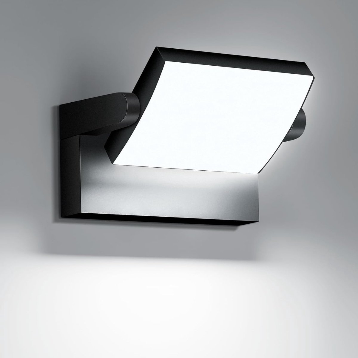SnelShoppen - 40 W Led-wandlampen voor Binnen en Buiten, 4000 Lumen, Moderne Wandlampen, 6000 K, Zwart, Draaibaar tot 350 Graden, Waterdicht IP65, Tui
