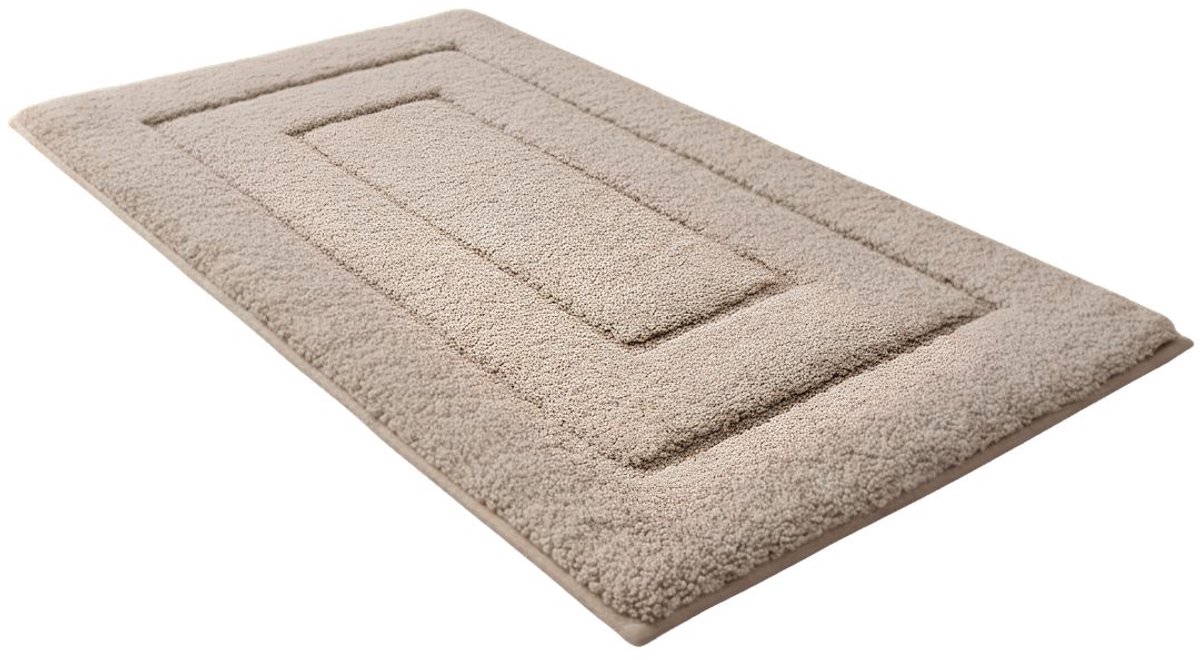 NIVA® Antislip Douchemat - Waterabsorberende Badmat - Sneldrogend & Waterabsorberend - Beige - 60cm x 40cm x 2cm