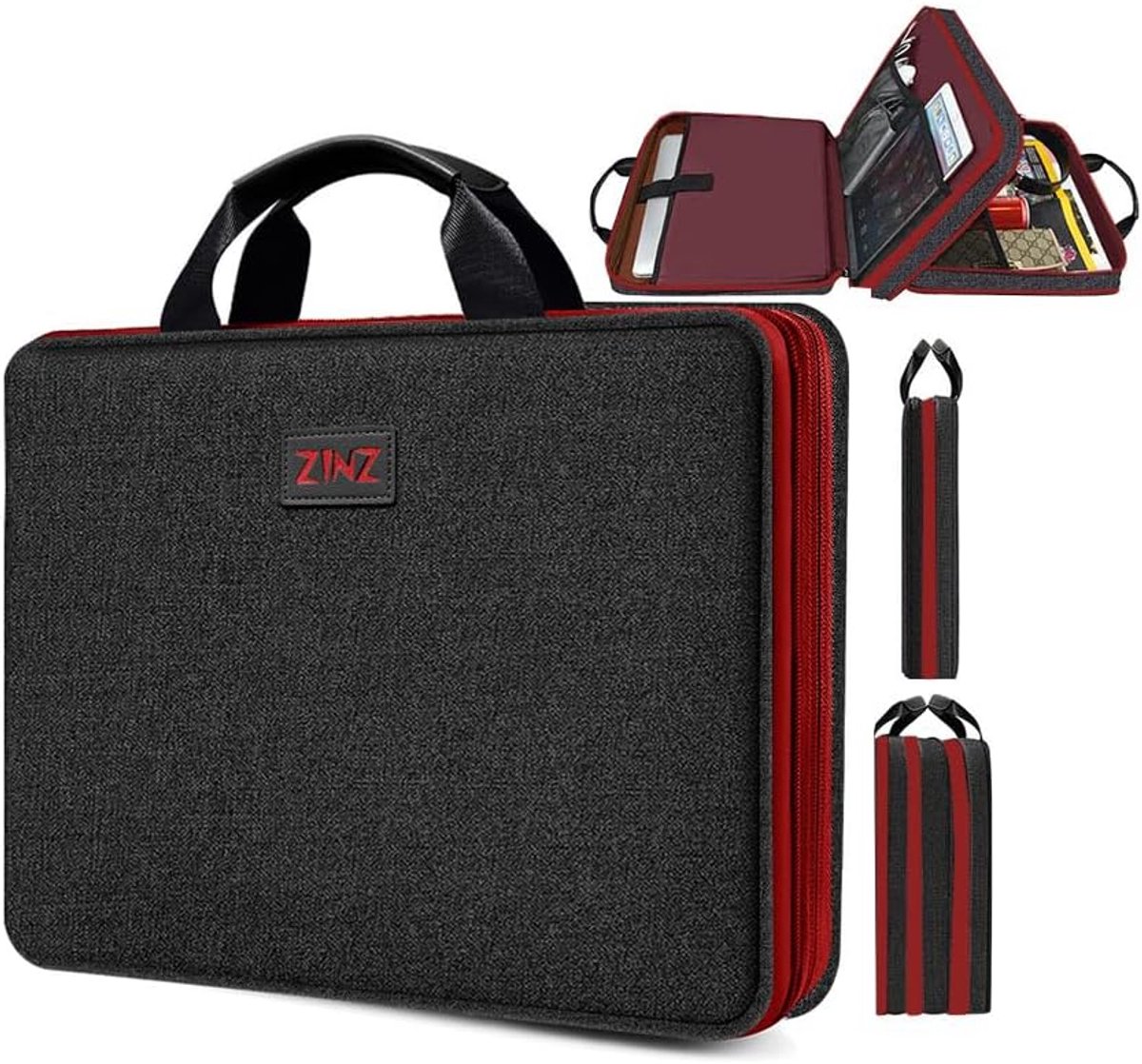 Laptop tas 11.6-16 inch - meerdere compartimenten - waterafstotend - bescherming voor uw laptop - SnelShoppen