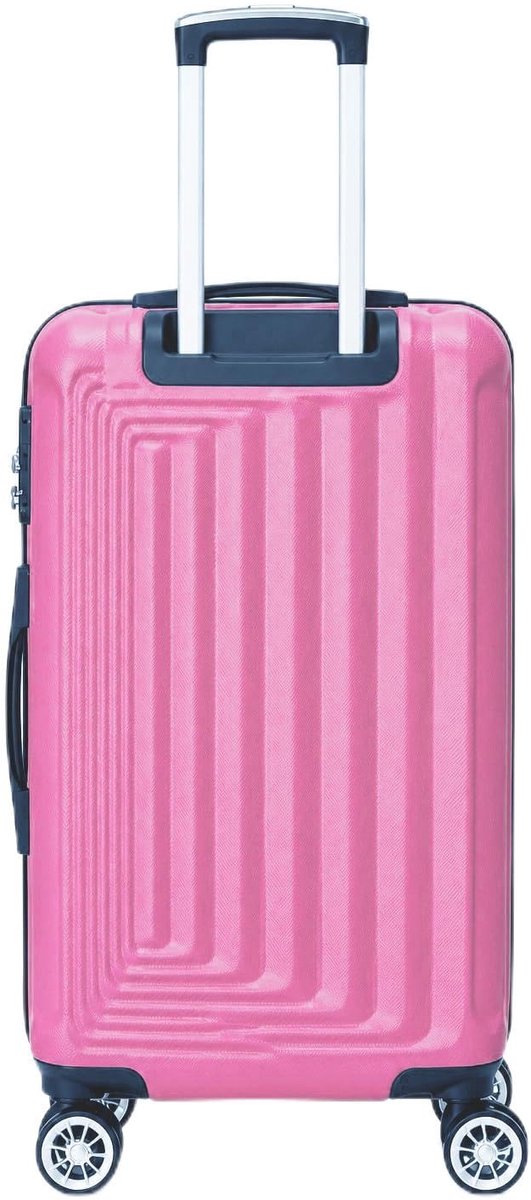 SnelShoppen - Lichtgewicht Handbagage Koffer 40x20x25 cm voor Onder de Stoel - Harde ABS Schaal - 4x360 Graden Spinner Wielen - Maximale Handbagage Ma
