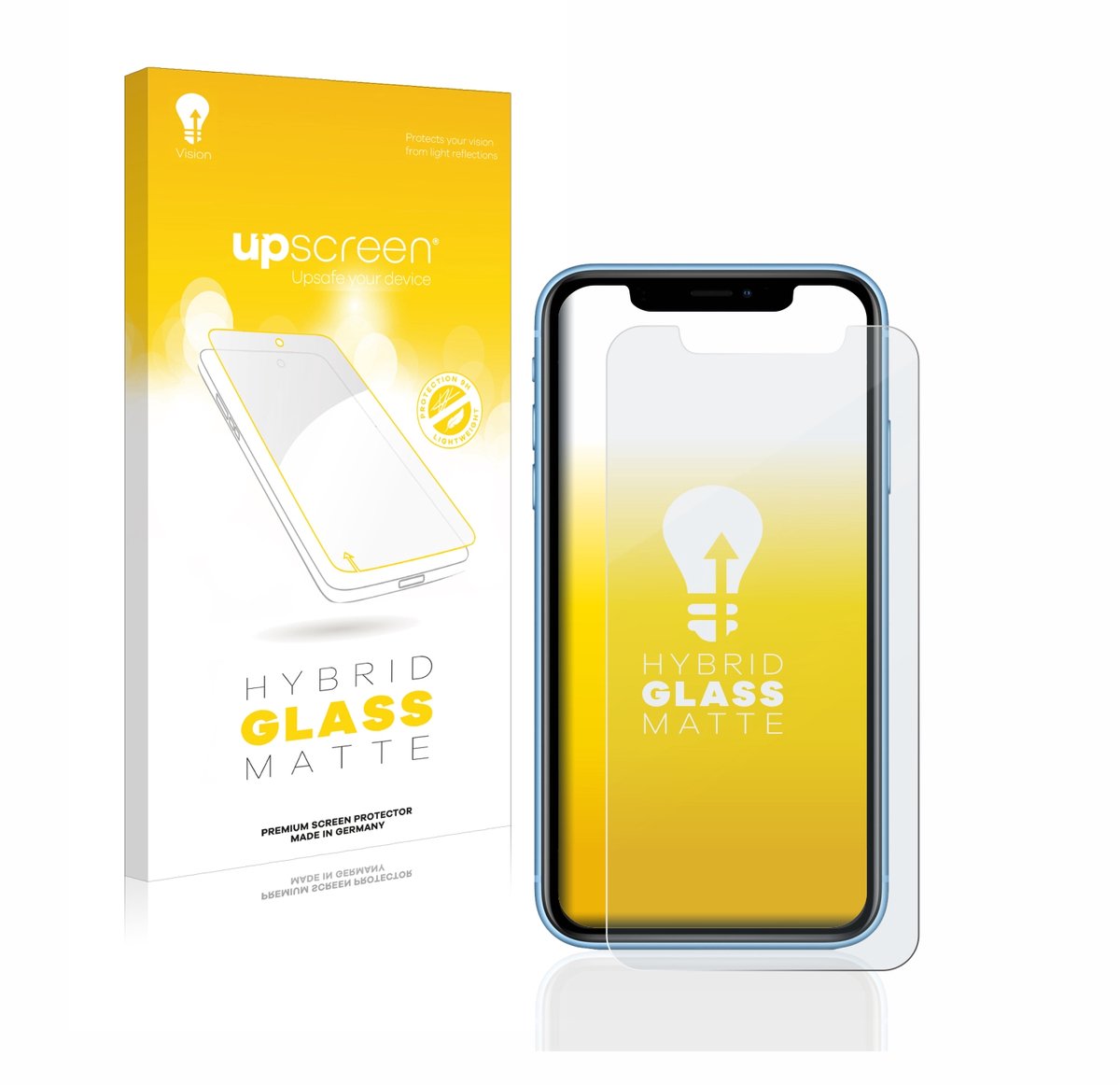 upscreen - Screenprotector voor Apple iPhone XR / 11 - Folie Beschermfolie Beschermglas matte