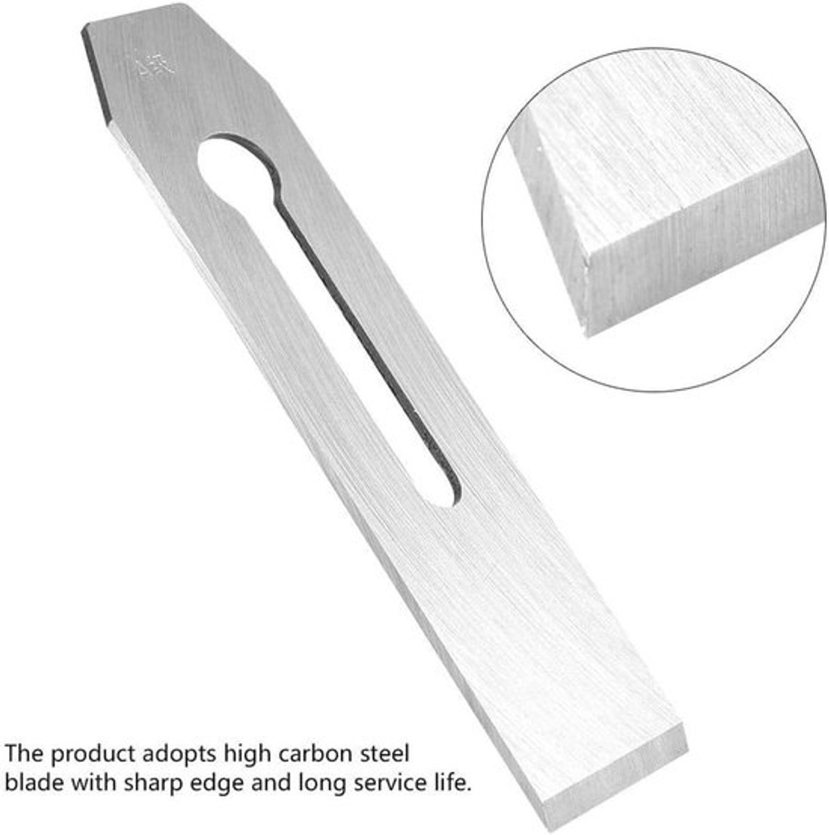 Handschaafblad - Houten Schaafmachine - Hoge Snelheid van Staal - Zilver - Houtgereedschap - Perfect voor Houtbewerking - Ideaal voor...