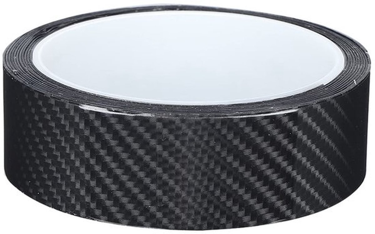 Instaplijstjes Gloednieuw - Koolstofvezel - Zelfklevend - 3 cm x 3 meter - Multifunctioneel - Duurzaam - Autosticker