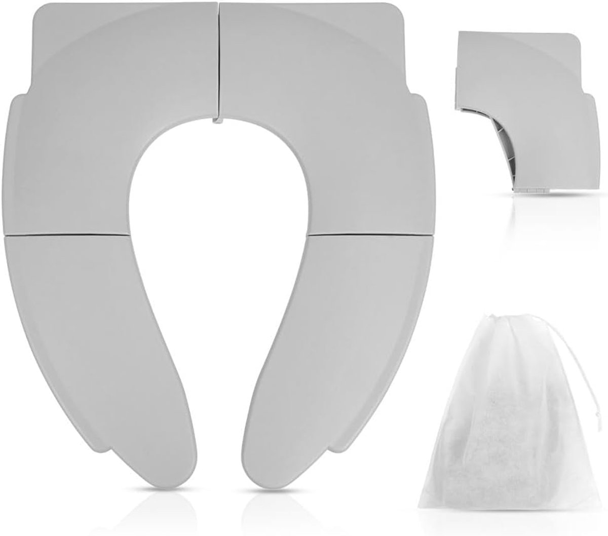 Opvouwbare Toiletbril - Reis-Toiletbril voor Kinderen - Herbruikbaar en Antislip - SnelShoppen