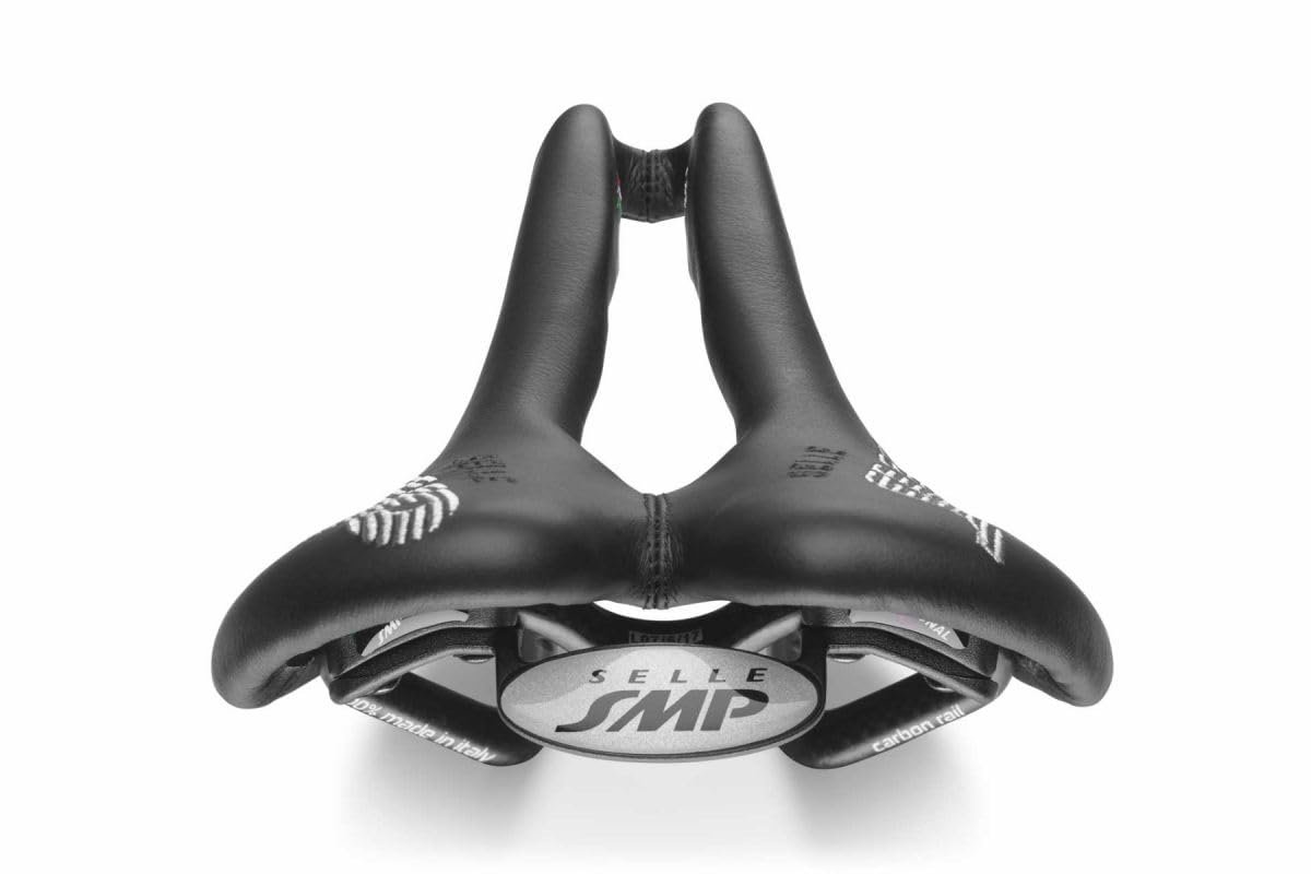 SnelShoppen - Herenfiets Zadel Zwart 274x138mm - Lichtgewicht Carbon Fietsaccessoire - Comfortabel Fietszadel voor Stadsfiets, Racefiets en Toerfietse