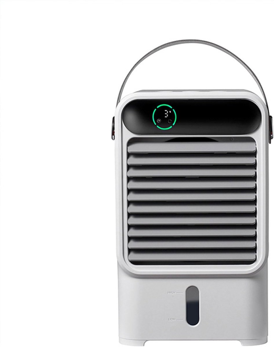 Draagbare USB-watergekoelde mini luchtkoeler voor naast het bed, geschikt voor thuis, studentenkamer en kantoor, compacte persoonlijke koelventilator met watercirculatie