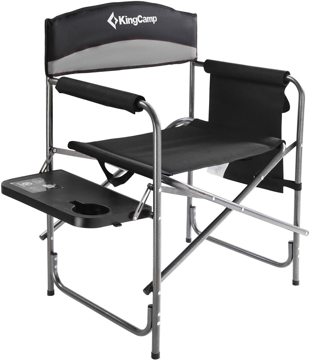Regiestoel Director Camping Klapstoel - Klapstoel met tafel 180 kg