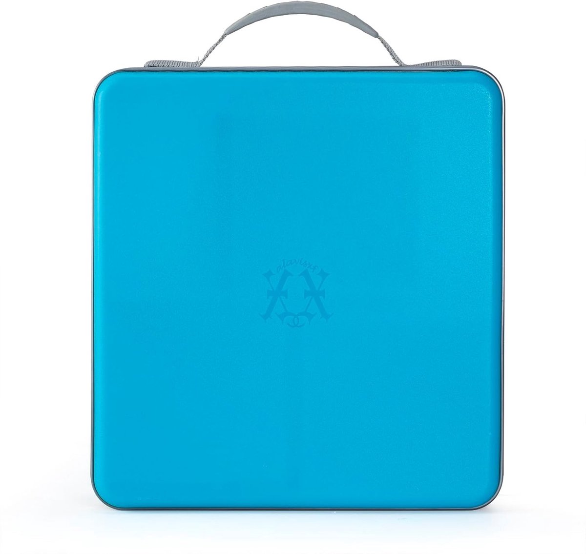 CD/DVD Case van Hard Plastic met 224 Capaciteit, Draagbare Organizer voor Thuis en Reizen, Dubbele Ritssluiting en Antislip Ontwerp