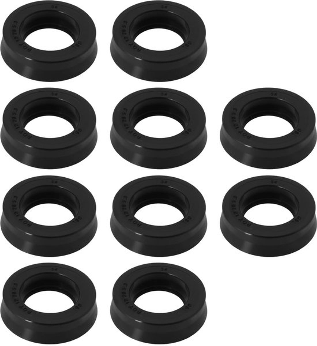Afdichtring 10 Stuks - Rubber - 12x20x5,3 mm - Hoge Druk - Waterdicht - Duurzaam - Waterafdichting