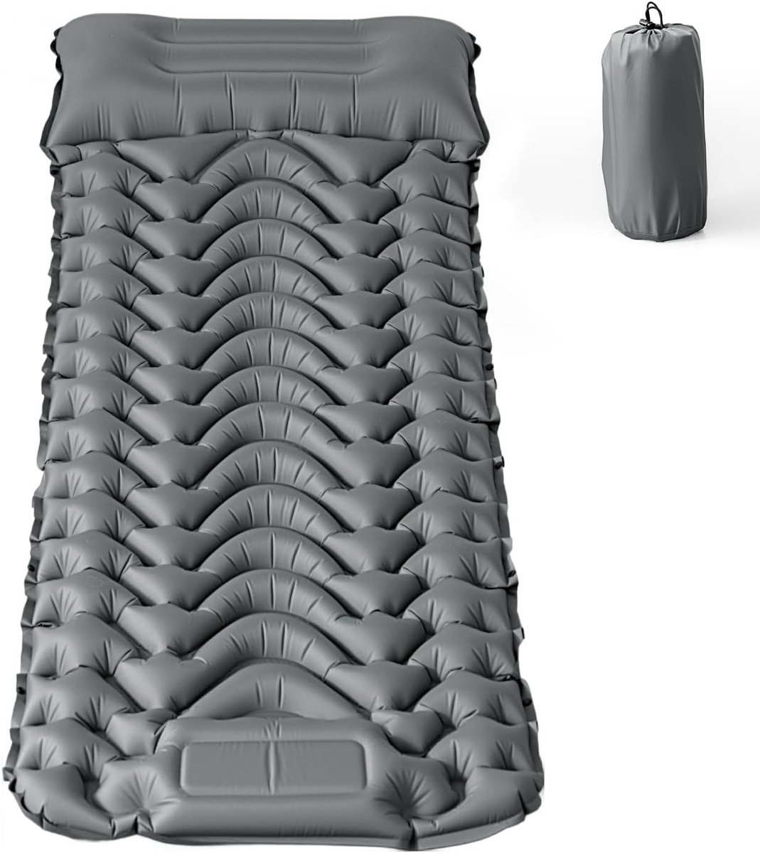Solidchoice - Opblaasbare Camping Mat met Kussen, Waterdicht