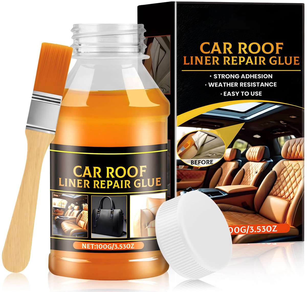 Solidchoice - Textiel Lijm voor Auto-interieur 100g
