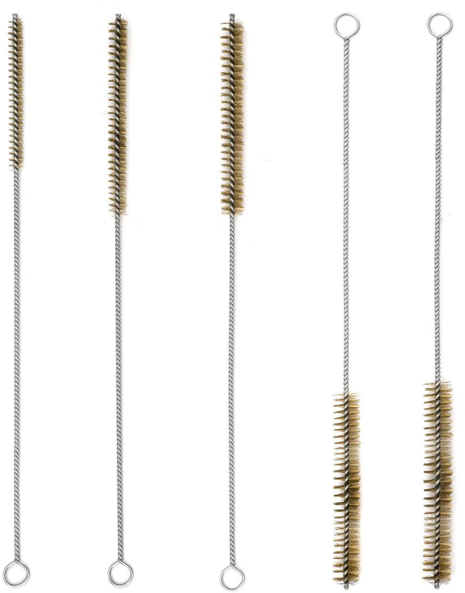 Solidchoice - Set van 5 Draadborstels voor Reiniging van Buizen