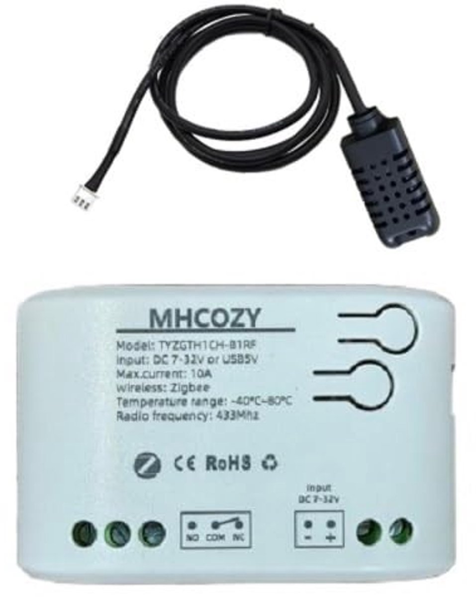 Solidchoice - Slimme Temperatuur Controller Met Sensor Voor HVAC Systemen