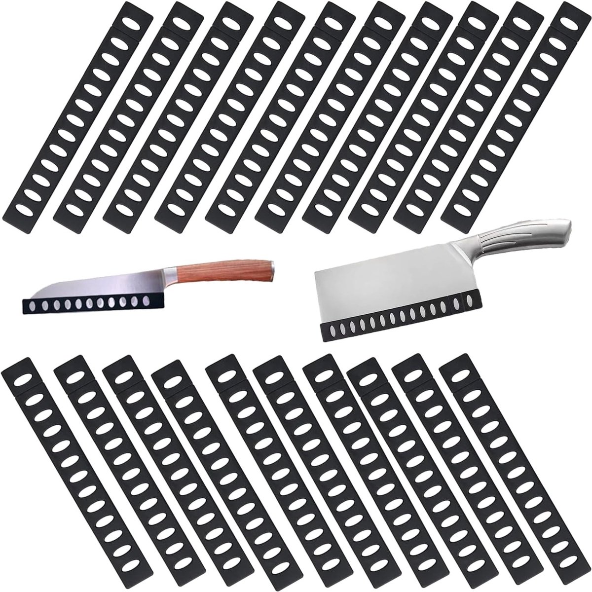 Solidchoice - Universele Lemmetbescherming voor Keukenmessen, Set van 20