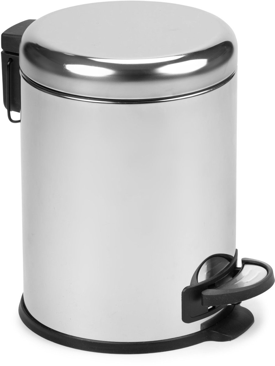 Solidchoice - Stijlvolle Afvalbak 5 Liter met Pedalmechanisme