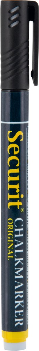 Securit® Original krijtstift met ronde punt in zwart