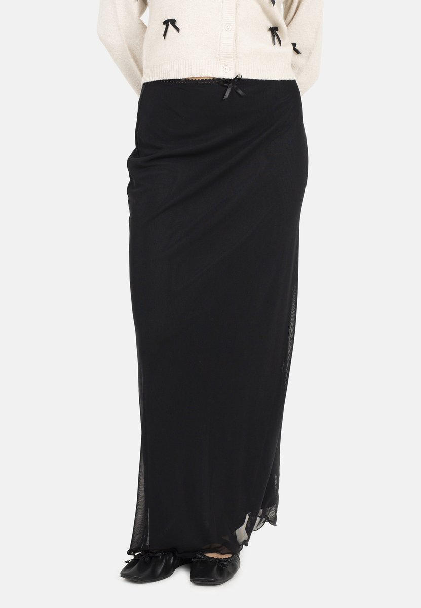 Brave Soul - Rok - Polyester - Vrouwen - Maat M - zwart