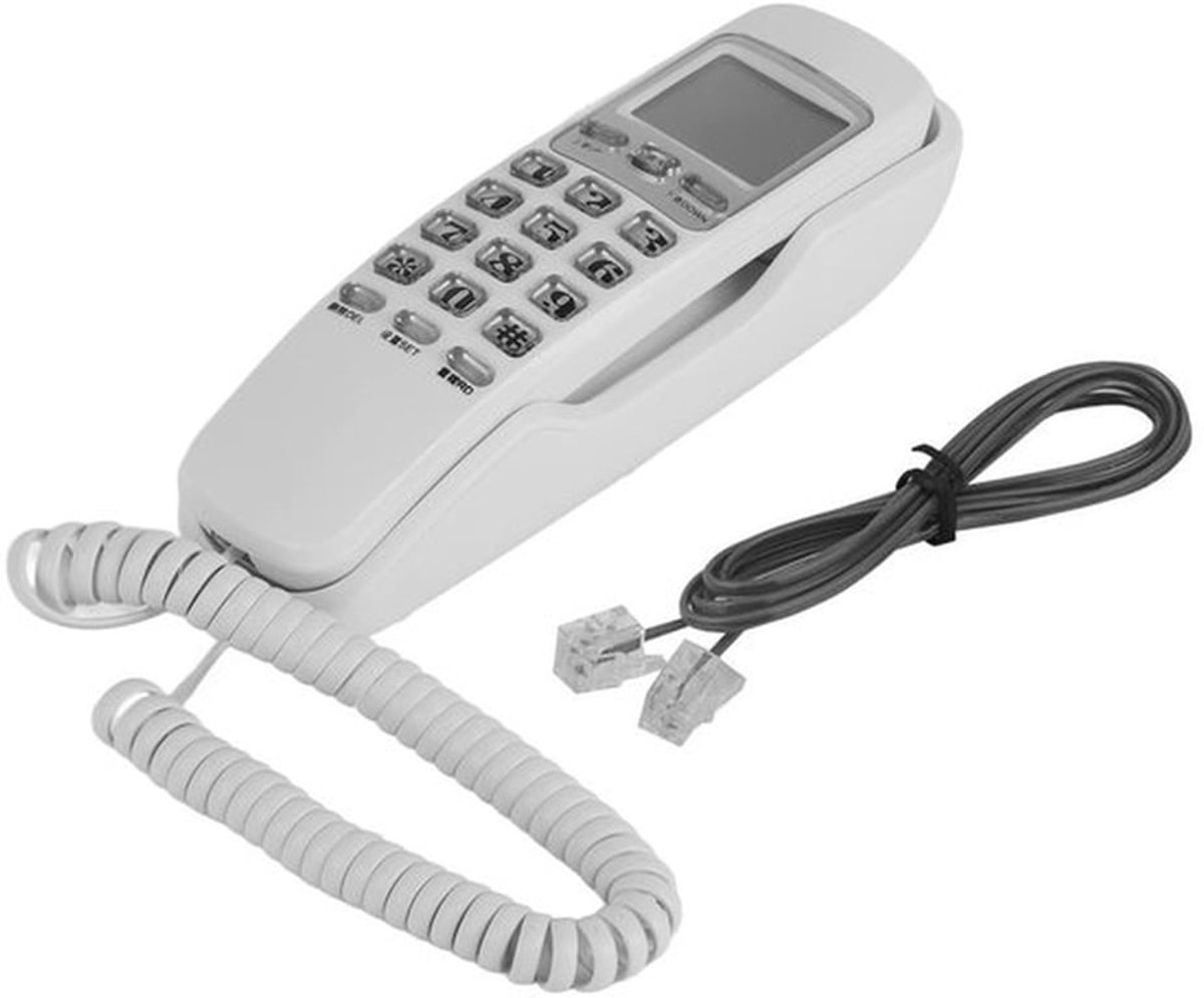 Vaste Telefoon met Ruisonderdrukkingsfunctie - Draadloze Telefoon - Oproepweergave - Donderbescherming - Helder Geluid - Eén Knop Herhaling