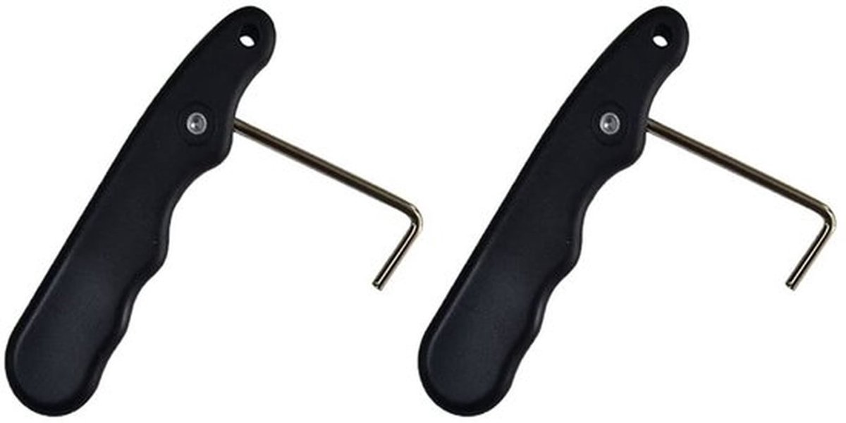 Schaatsen Kanten Aanscherping - 2 Stuks - Ergonomisch Ontwerp - Duurzaam PPT - Roestvrijstalen Haak - Voor Figuurschaatsen/Rollerblades - Schaatsaccessoire