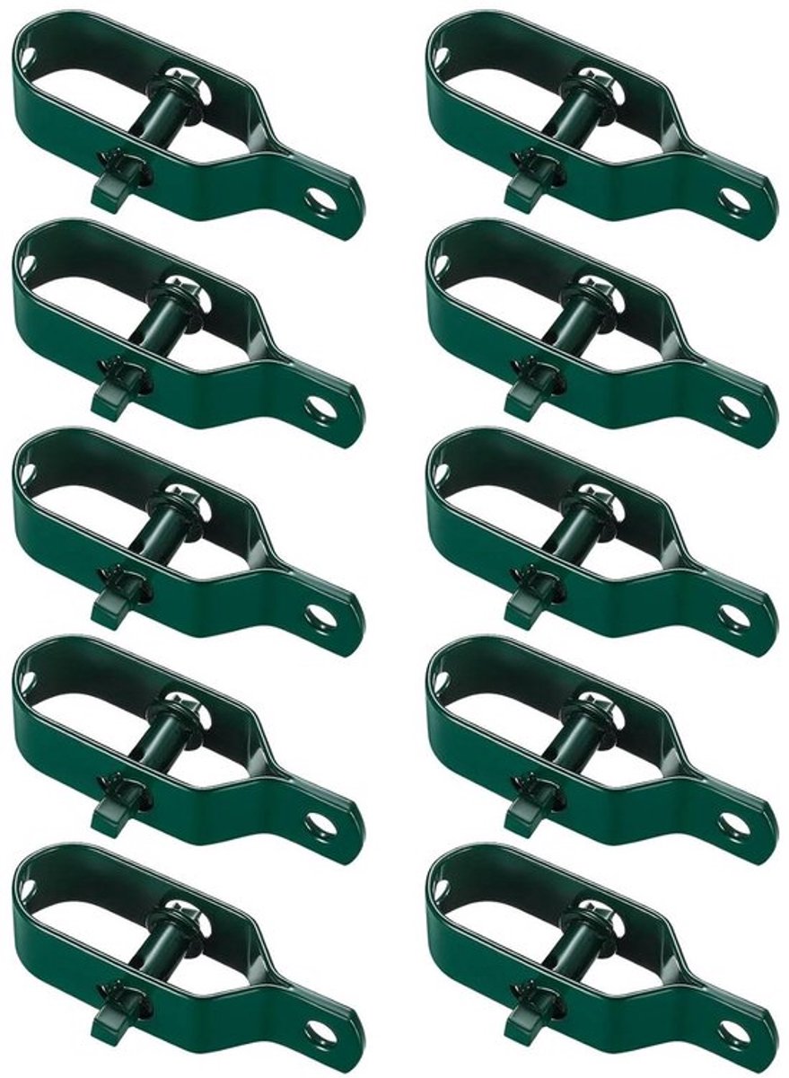 Verzinkte draadspanners voor gaasdraadhek - 10 stuks - Tuin spandraad - Wildhek - Bosbouwhek