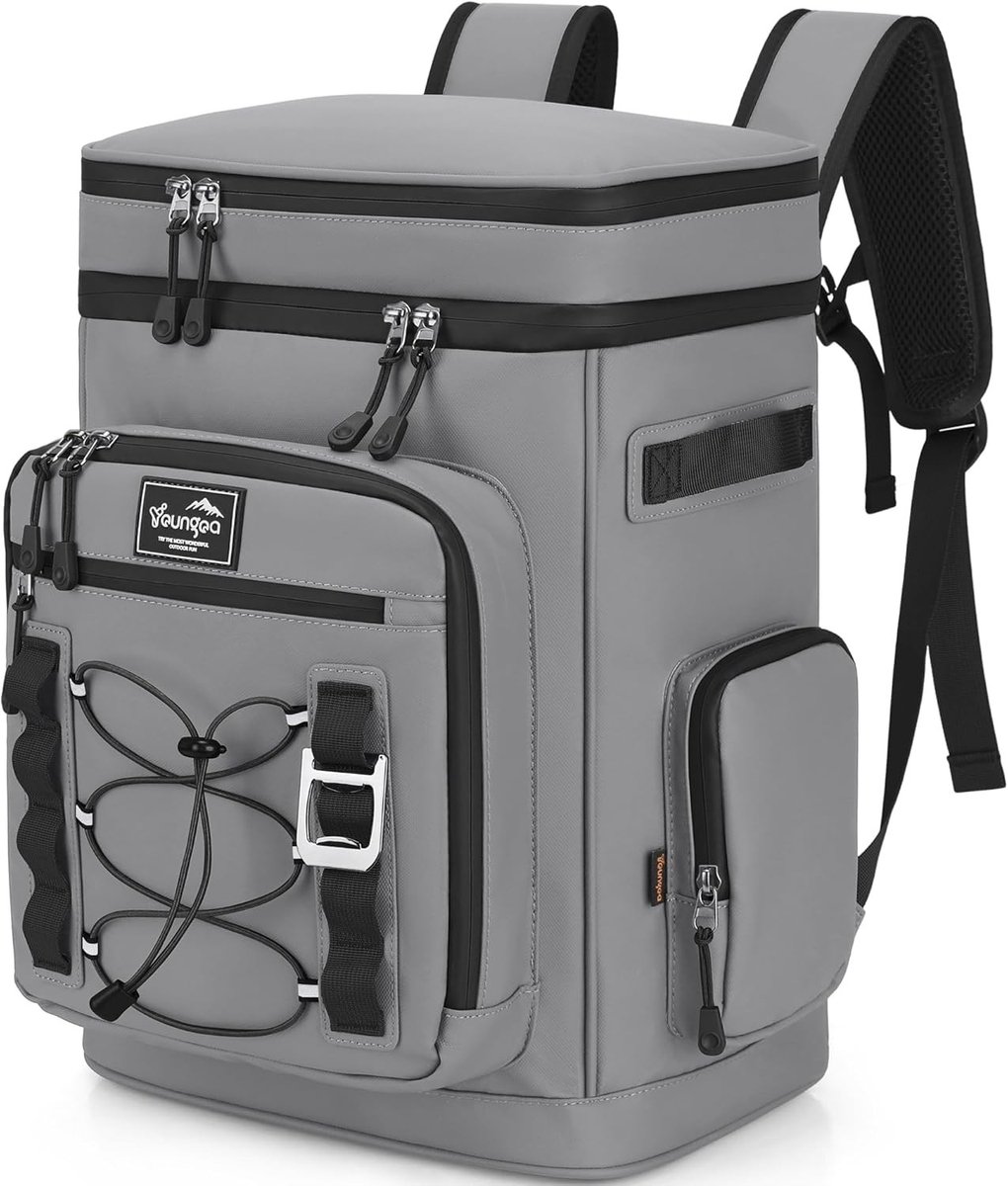 Koelrugzak - Grijs - 30 Liter - Waterdichte Thermische Rugzak - Voor Picknick en Camping