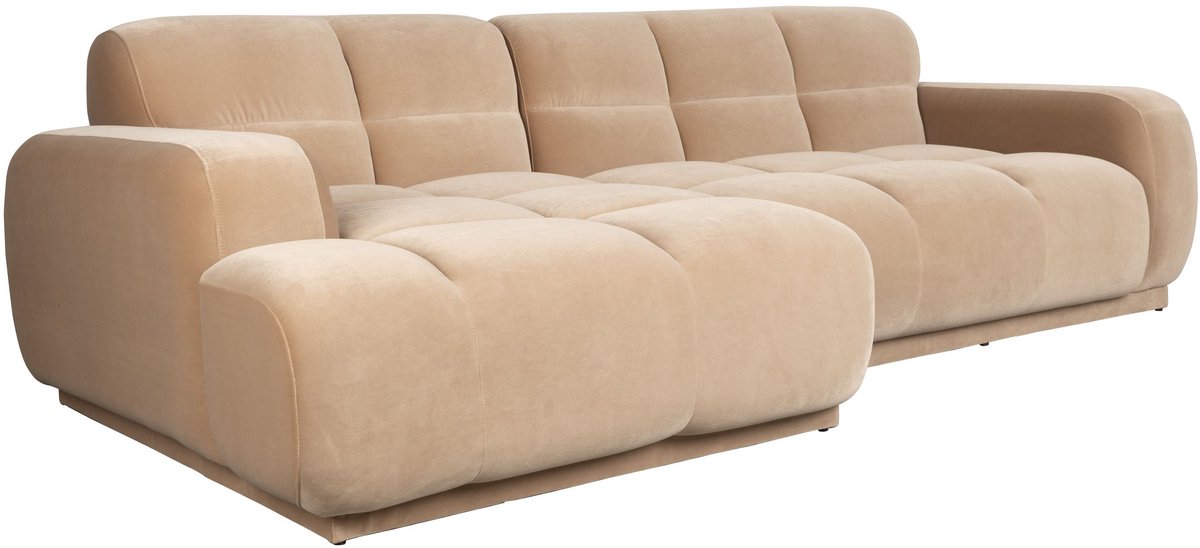 Zuiver Hazel 4-Zitsbank Links Beige