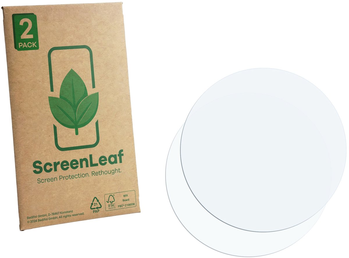 2 Stuks Screenprotector voor Banlvs AK90 1.91" - Hoogwaardige Beschermfolie transparant