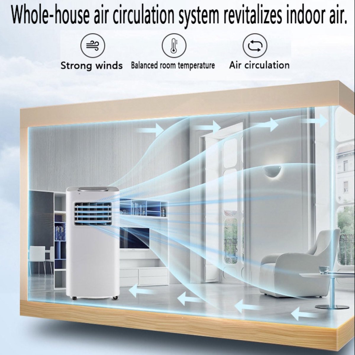 KungFu buy Mobiele airco - Draagbare airconditioner thumbnail 4