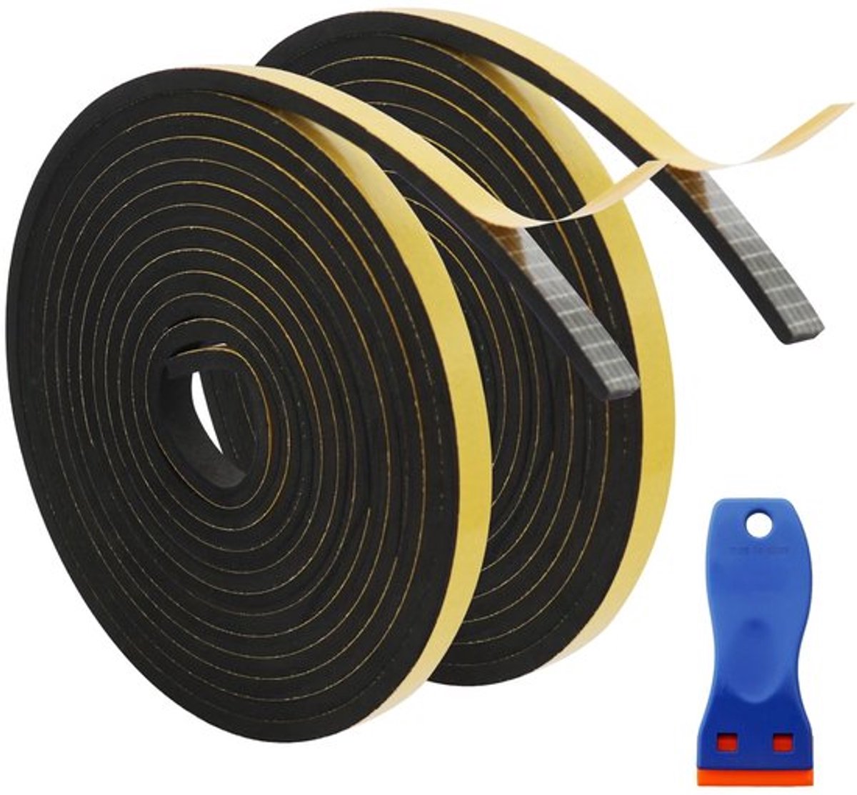 Schuimband Hoogwaardige Materialen - Afdichtingsband - Afdichtingstape Waterdicht - Eenvoudige Installatie - Aanpasbare Afmetingen - 12 mm x 6 mm x 5 m