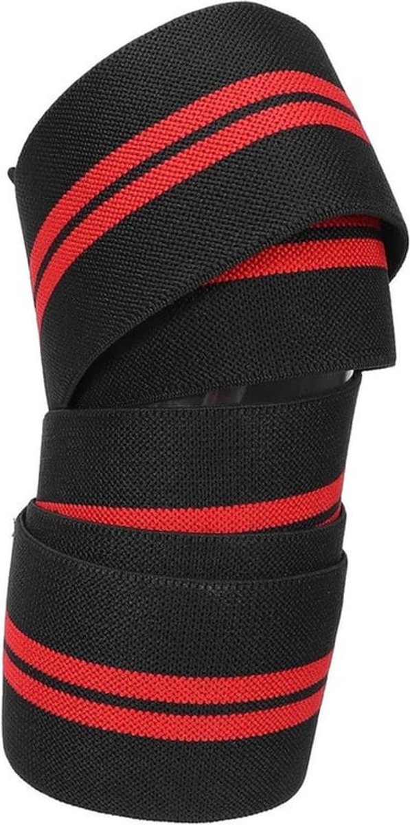 Kniebandage voor Sport en Gewichtheffen - Compressie Wraps en Elastische Steunen voor Krachttraining en Squats