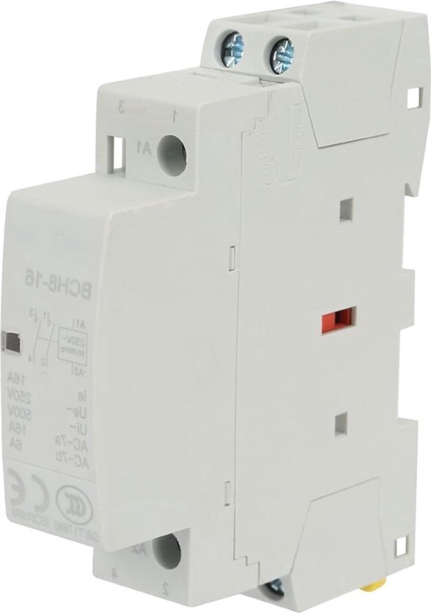 Din-rail AC-bescherming 2P 16A 220V/230V 1NO 1NC 50-60Hz - veelzijdig en robuust voor elektrotechnici - hobbyisten .