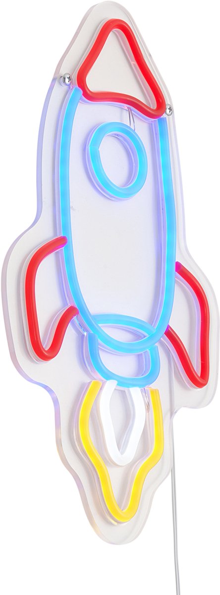 Qazqa design neon wandlamp - Neon - multicolor, 17.5cm, ideaal als woonkamer en kinderkamer lamp