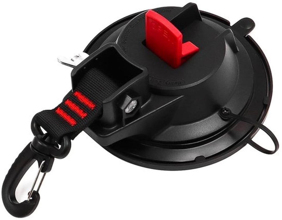 Zuignaphaken Set van 2 - Multifunctionele Zuignappen - Tot 25 kg - Voor Huishouden/Camping - ABS/Nylon - Klein Formaat