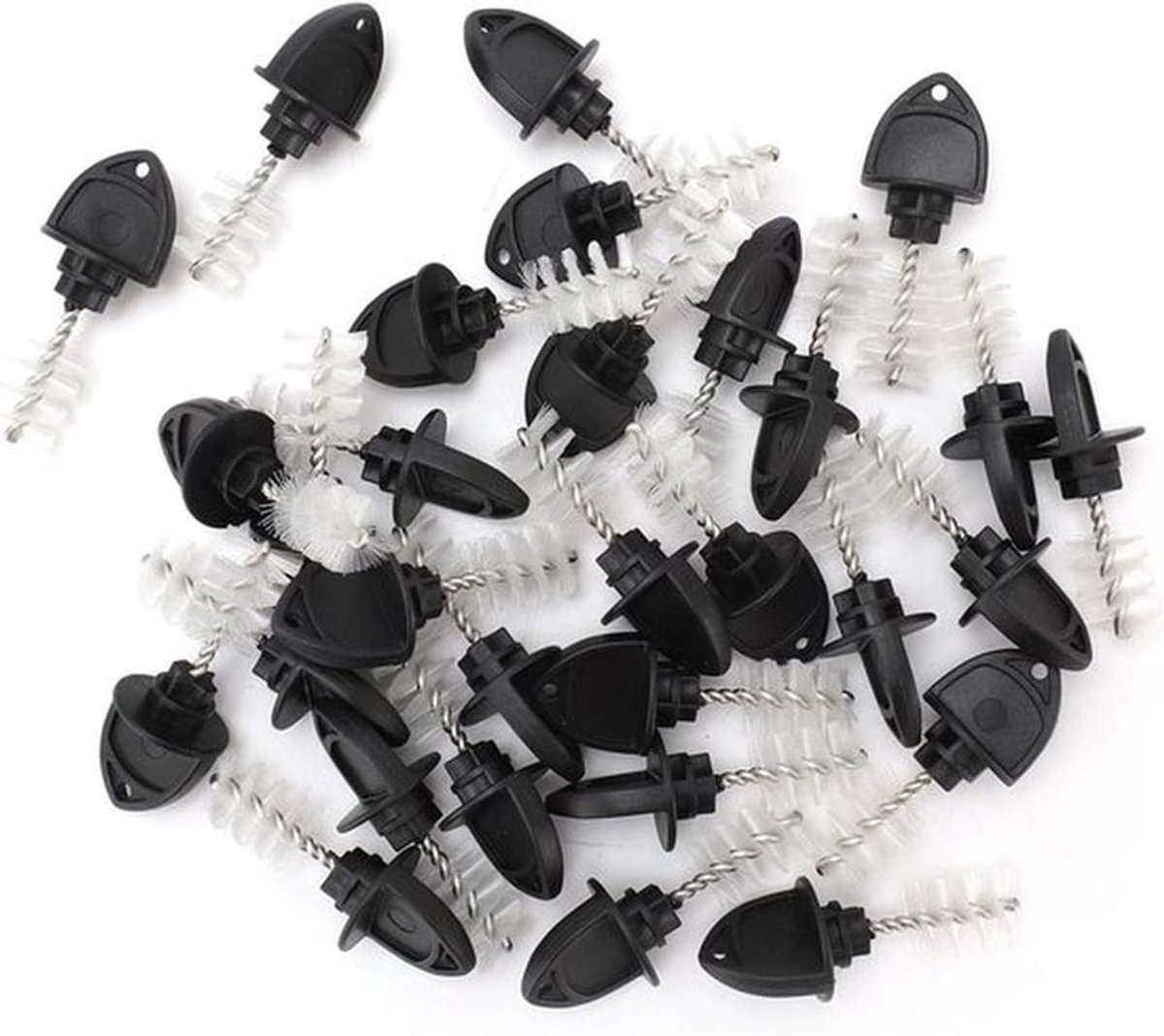 - Bierkraan Tapplug Borstelplug - Reinigingsborstel - 30 Stuks - Borsteldoppen - Tapstekkers - Tapbiertapafdekking - Bierborstelplug - Geschikt voor Tap - Bierkraan - Kleur of model - Deksel