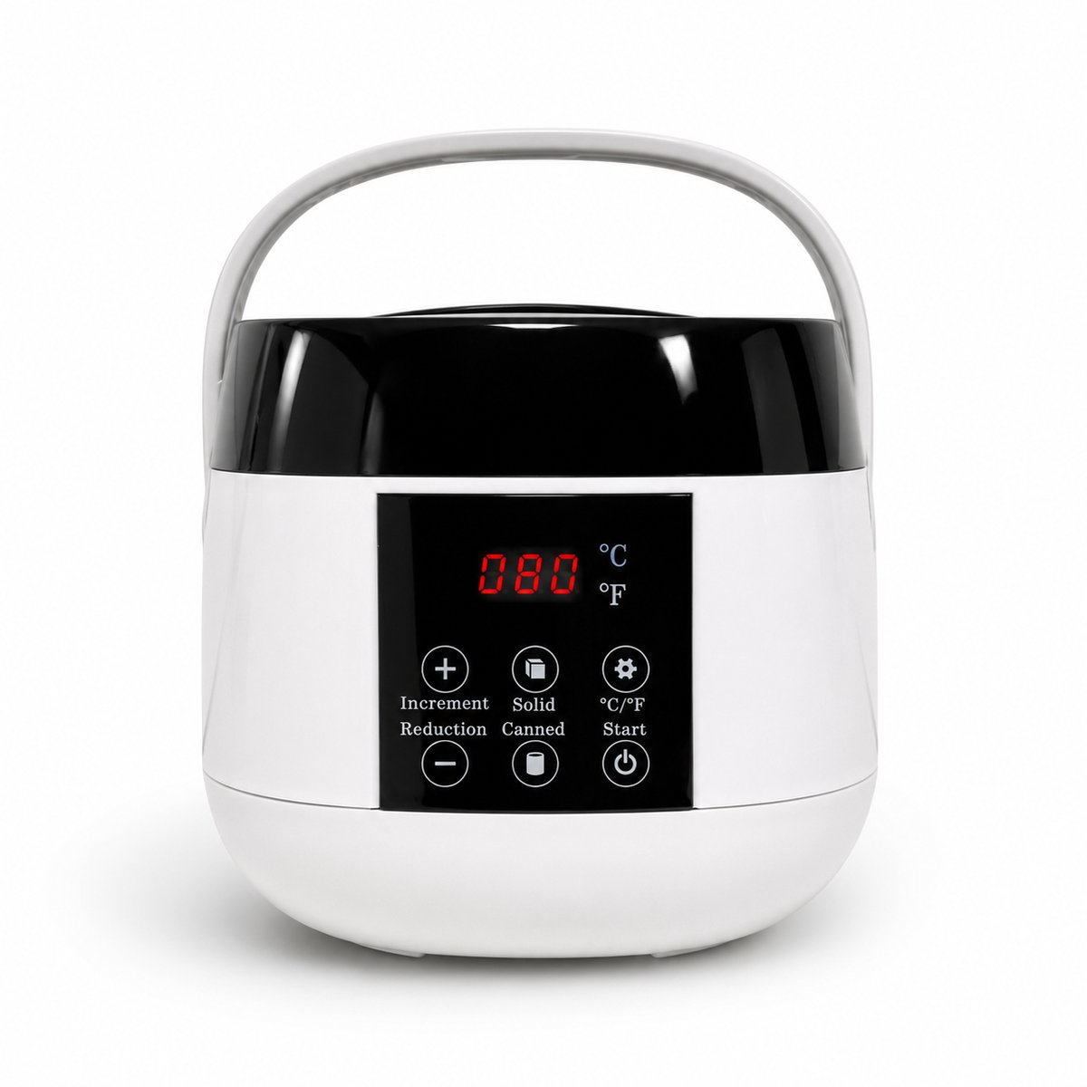 ZoeZo Waxverwamer 500 ml - Waxapparaat - Harsverwarmer - Voor Ontharing - Kaarsen Maken - Temperatuur Instelbaar - Digitale Display - Zwart
