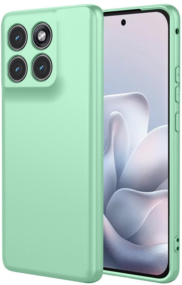 Coverup Hoesje - Geschikt voor Motorola Edge 70 Fusion Hoesje - Coverup Colour TPU Back Cover - Mintgroen