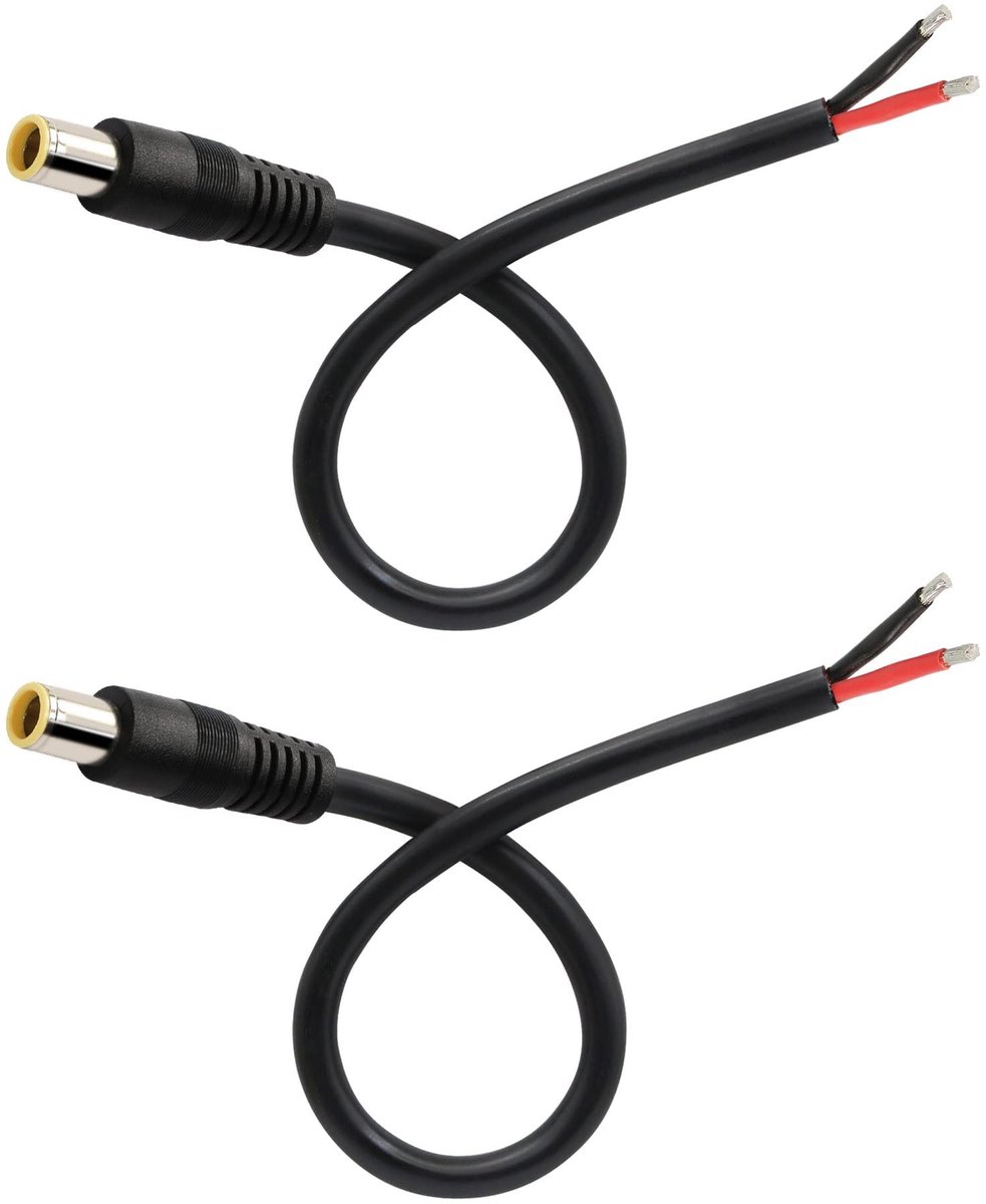 Solidchoice - 2 Stuks DC7909 Power Pigtails Kabel voor 12V Apparaten