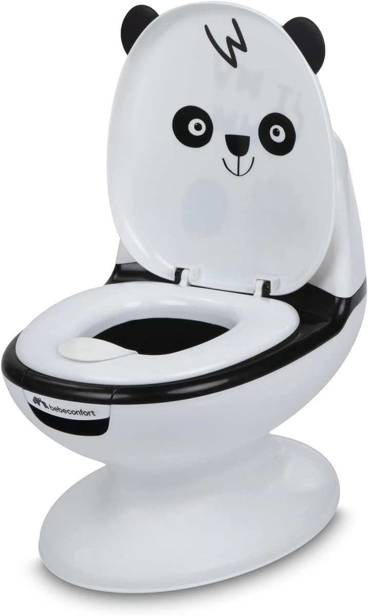 Solidchoice - Mini Toilet voor Kinderen met Flushing Functie en Splash Shield