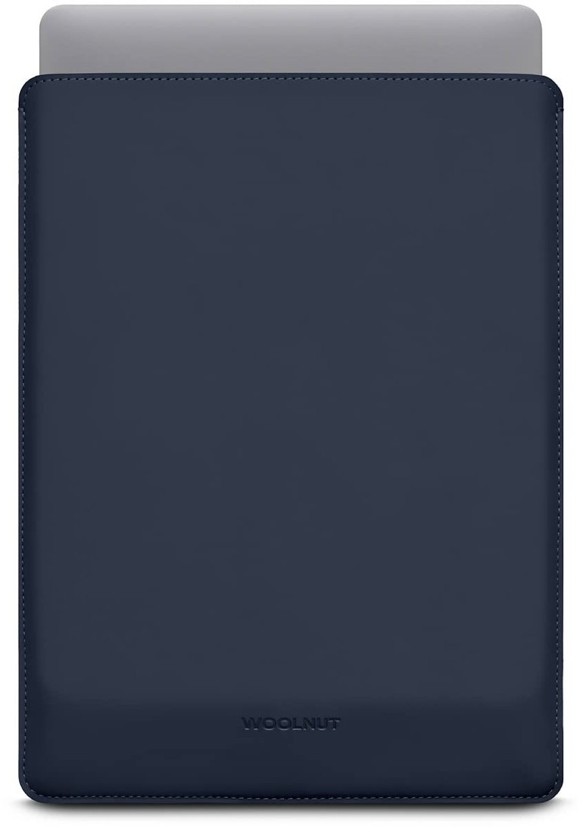 Solidchoice - Matte PU Sleeve voor MacBook Pro 14 Inch - Blauw