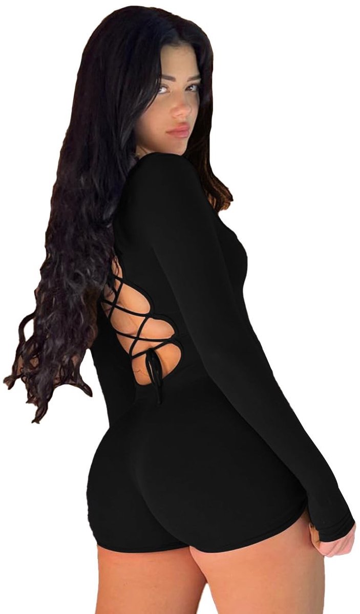 Solidchoice - Dames Jumpsuit met Lange Mouwen en Ronde Hals voor Sport en Casual