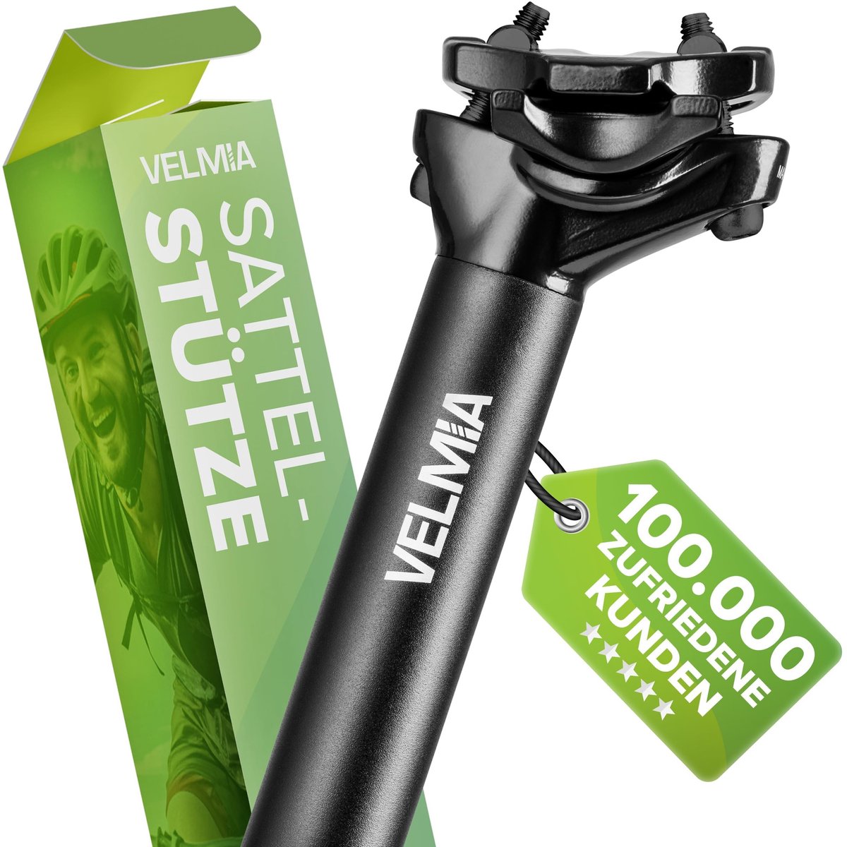 Solidchoice - Verende Zadelpen 27.2-31.6 mm van Aluminium voor Alle Fietstypen