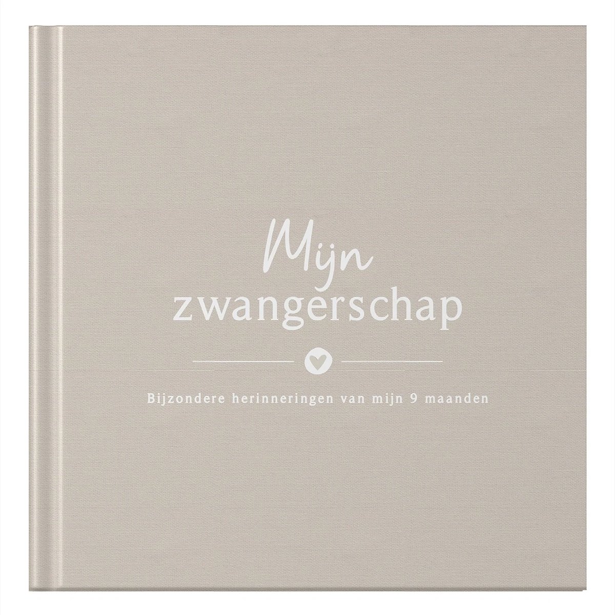 Fyllbooks Mijn zwangerschapsdagboek - Linnen Zand