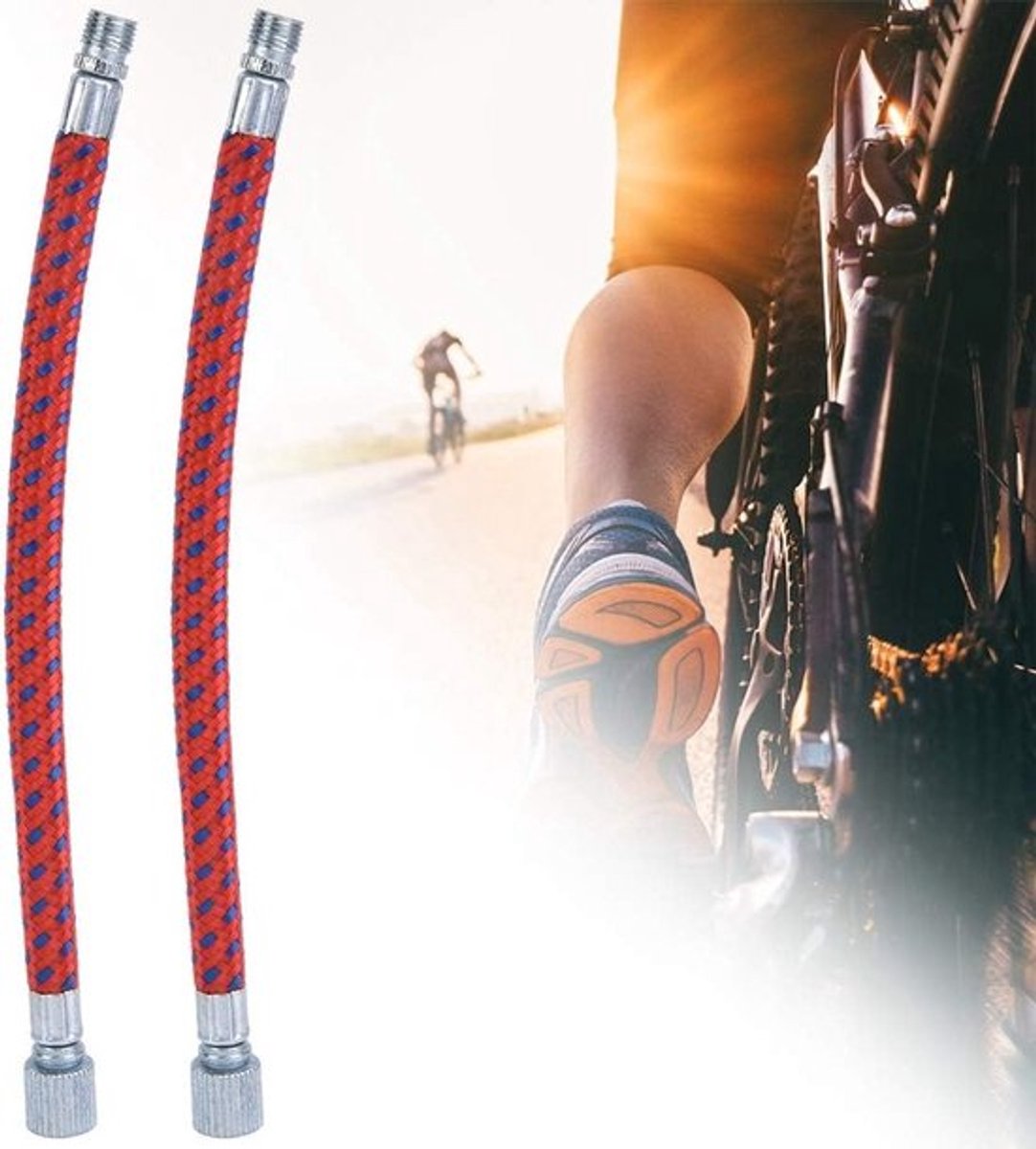 Set van 2 Fietspomp Verlengbuizen voor Efficiënt Inflateren van Buitensport Fietsen