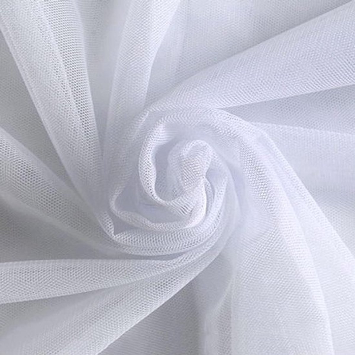 - Tule Stof - Decoratieve Bruiloft - Wit - Verjaardag Kerst Feest - Naaien Van Bruidssluiers Jurk Tafelloper - Geschikt Voor Tutu Rokken, Cadeaustrik
