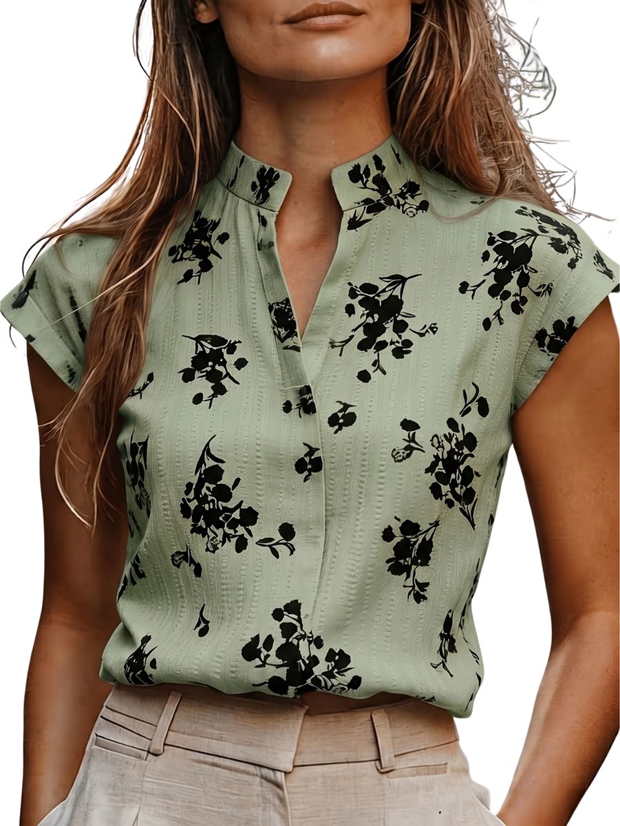 Currero T-Shirt Dames Shirt Zomerkleding T Shirt Mode Old Money Polo Vrouwen Kleding Volwassenen Licht Groen