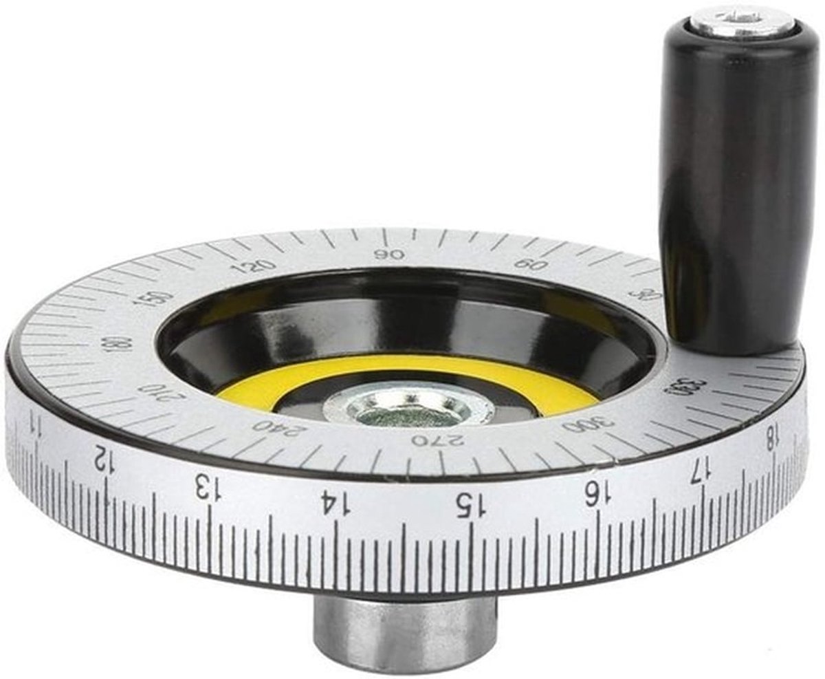 Electric Bakelite handwiel - mechanisch onderdeel - mat - 80 mm - duurzaam - geschikt voor draaibanken en freesmachines