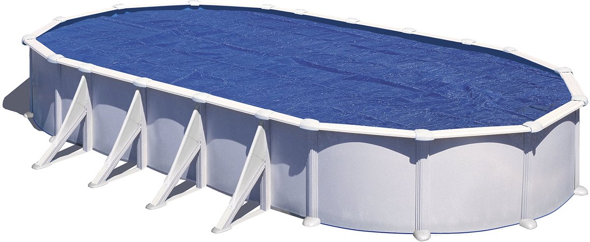Solidchoice - Zomerafdekking voor Ovalen Zwembad 485 x 335 cm