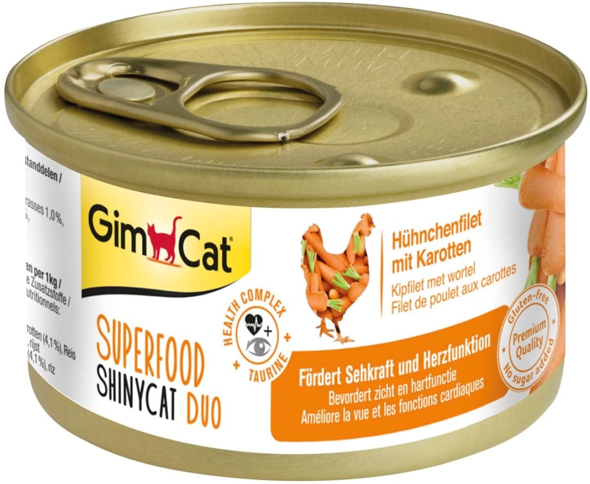 Solidchoice - Kattenvoeding met Kip en Wortel in Blikken