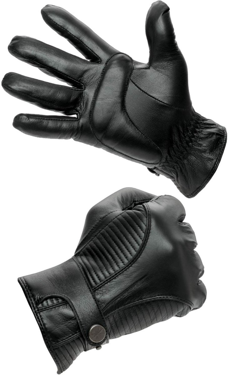 Solidchoice - Biker Leren Handschoenen voor Touchscreen Gebruik